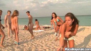 Mycollegerule Beach Dorm Blowjob - porn video