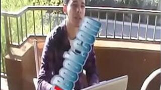 Hot blooded yummy twink milking big cock in sizzling solo jerking - porn video