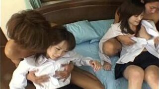 Dirty group sex with Mow - porn video