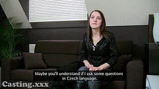 Casting First time creampie for student - porn video