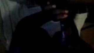 chocolate danielle taking two dicks - porn video