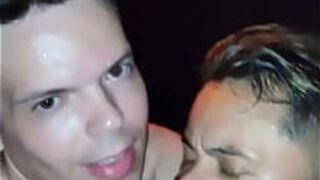 Barebacking at a gay sauna - porn video