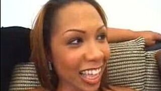 Chloe Black gets rammed by two black dicks - porn video