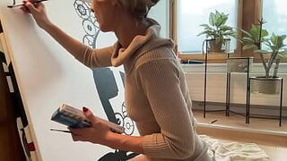 Painting My Studio ART - porn video