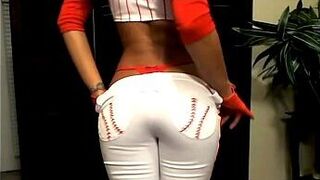 Busty bad girl horniest baseball fan ever - porn video
