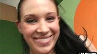 Girl only with hands makes it cock cum - porn video