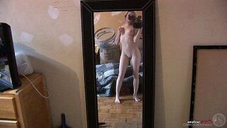 Kali coed canadian blonde dorm girl filming - porn video