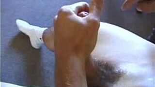 Thick dicked straight twink wanking off - porn video