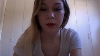 Nice Blonde Girl On Cam - porn video