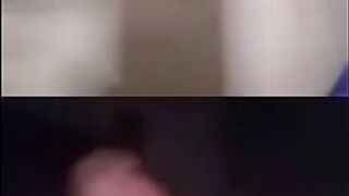 Asian milf plays for me on videocall - porn video